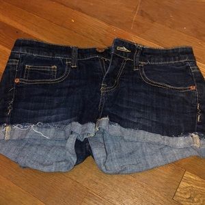 Denim shorts